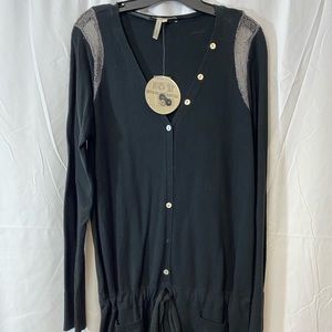 BCBG Generation M Long sleeve sweater romper M NWT